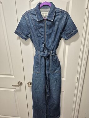 Denim Forum Jumpsuit, Size M